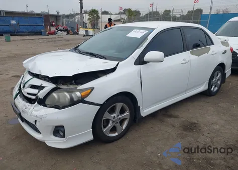 2012 Toyota Corolla S z USA, uszkodzony, nr VIN 5YFBU4EE1CP063532